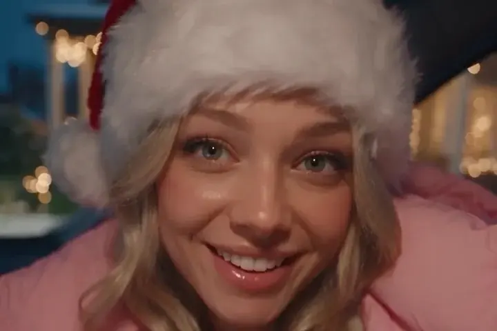 Christmas With My Girlfriend's Stepsister – opening frame of episode 1