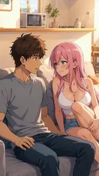 One Bed With My Roommate, episode 1 – opening frame