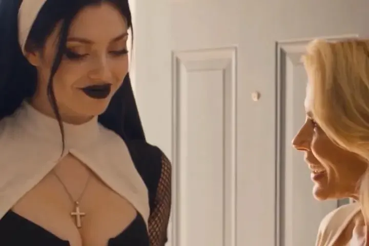 The Nun in Our Guest Room – opening frame of episode 1