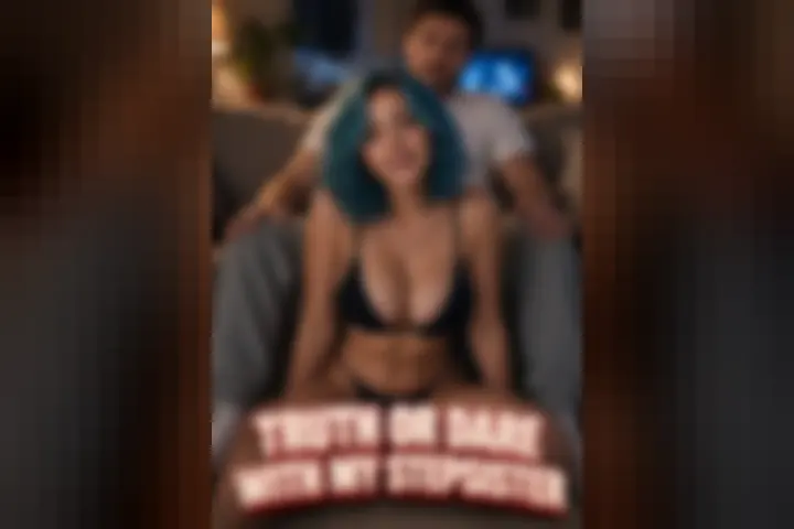 Truth or Dare With My Stepsister – Spicy Candy short, poster blurred by Candy
